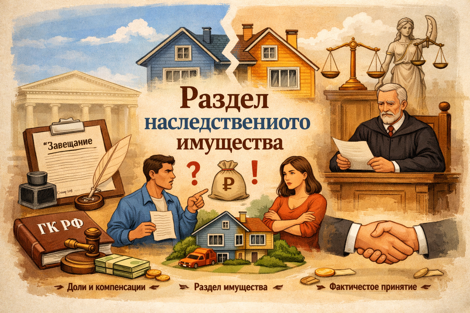 Раздел наследственного имущества