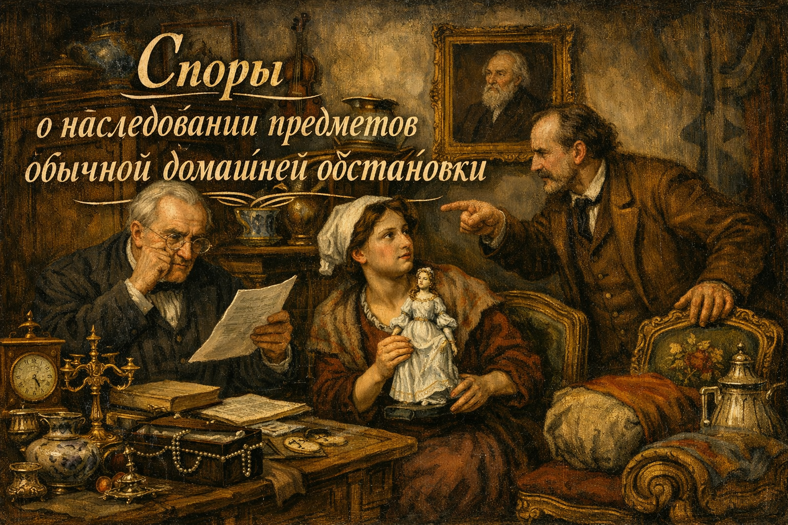 Споры о наследовании предметов обычной домашней обстановки
